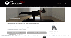 Desktop Screenshot of kotinospilates.com